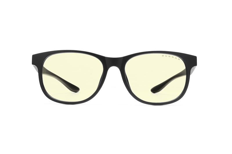 GUNNAR Premium Gaming and Computer Glasses for Kids age 12 Blocks 65 Blue Light Rush Onyx Amber Tint